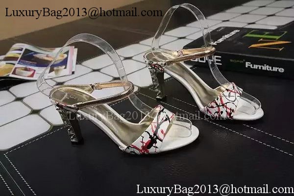 Chanel 80mm Sandals CH1741 Silver