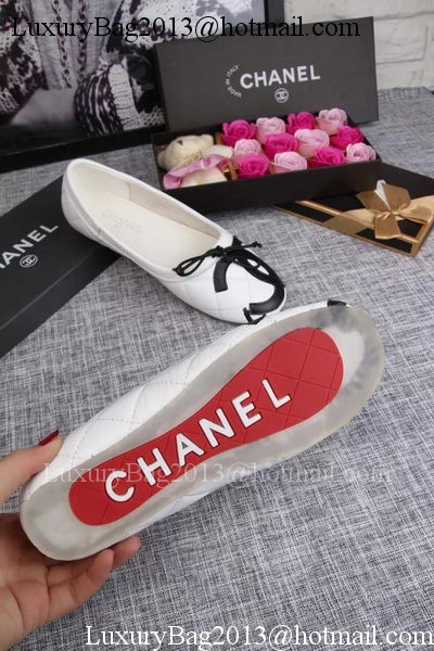 Chanel Ballerina Flat CH1731 White