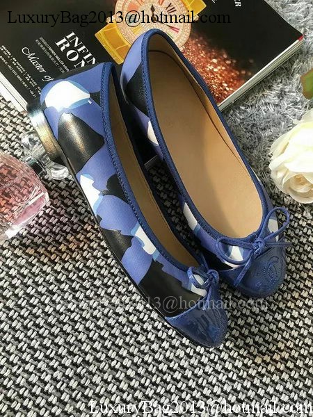 Chanel Ballerina Flat CH1736 Blue