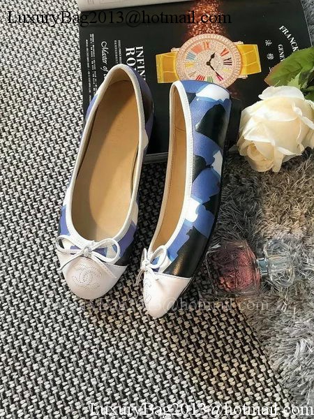 Chanel Ballerina Flat CH1736 White