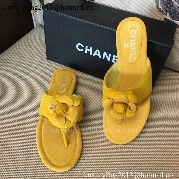 Chanel Thong Sandal CH1720 Yellow