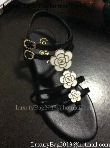 Chanel Thong Sandal CH1743 Black