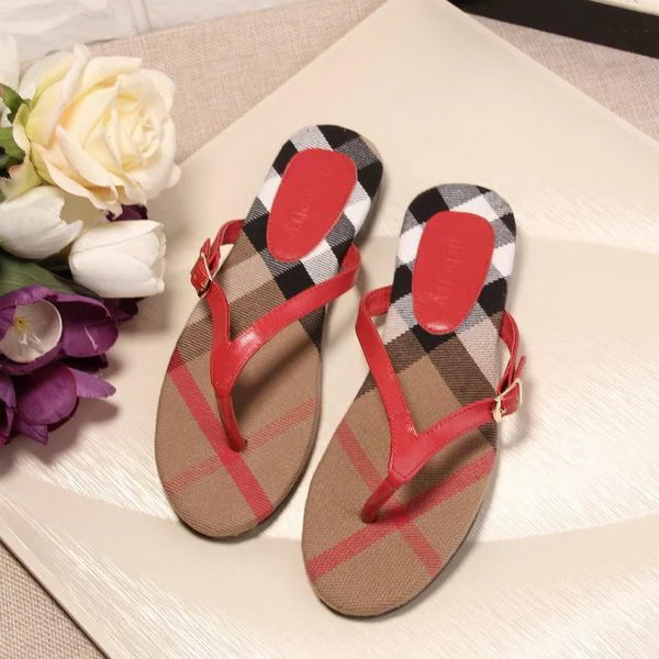 Burberry Thong Sandal BUR149 Red