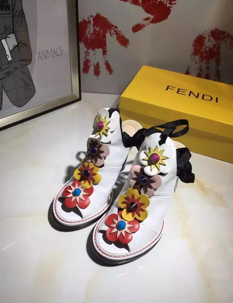 Fendi 100mm Pump Leather FD134 White