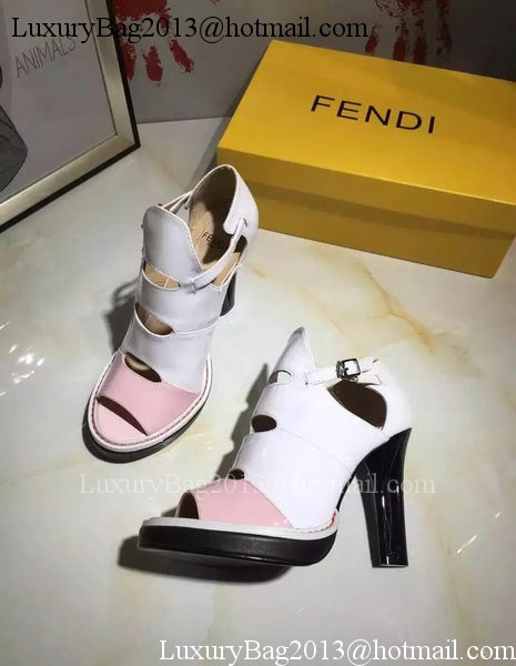 Fendi 100mm Pump Leather FD136 White