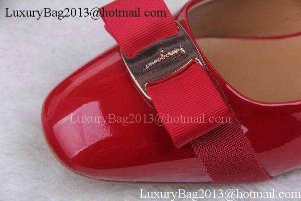 Ferragamo Pump Leather FL688 Red