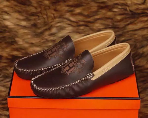 Hermes Casual Shoes HO713 Brown