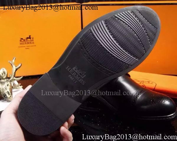 Hermes Men Casual Shoes HO715 Black