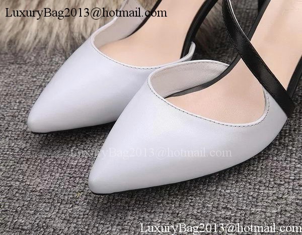 Prada 80mm Pump PD625 White