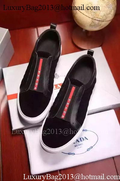 Prada Men Casual Shoes PD615 Black