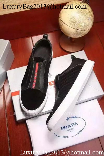 Prada Men Casual Shoes PD615 Black