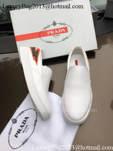 Prada Men Casual Shoes PD615 White