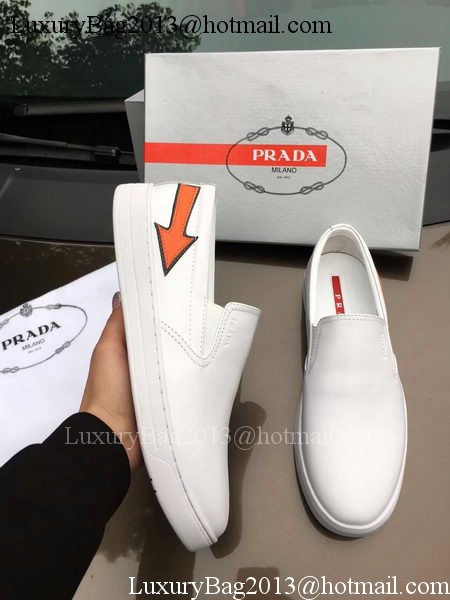 Prada Men Casual Shoes PD615 White