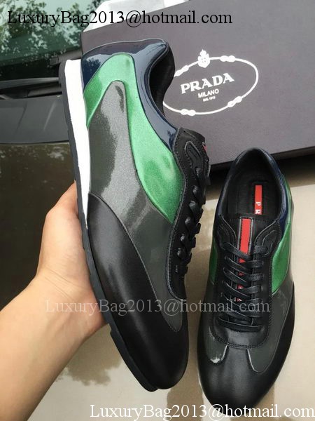 Prada Men Casual Shoes PD617 Green