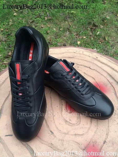 Prada Men Casual Shoes PD619 Black