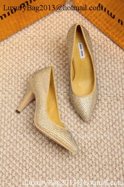 miu miu 70mm Pump MM432 Apricot