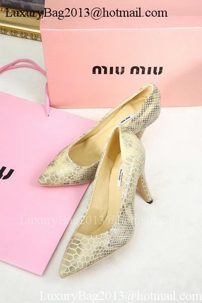 miu miu 70mm Pump MM435 Apricot