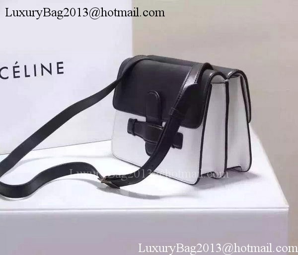 CELINE Symmetrical Bag in Original Leather C774423 Black&White