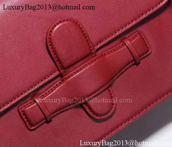 CELINE Symmetrical Bag in Original Leather C774423 Burgundy