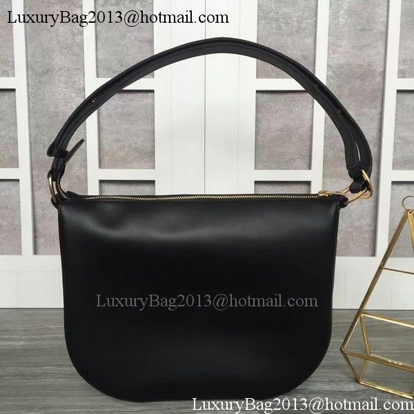 CELINE Medium Saddle Bag in Original Leather C28835 Black