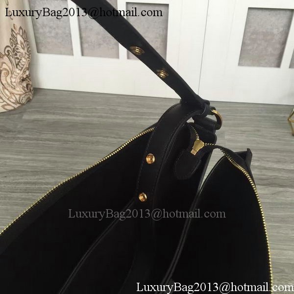 CELINE Medium Saddle Bag in Original Leather C28835 Black