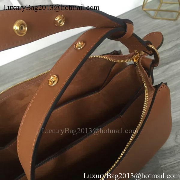 CELINE Medium Saddle Bag in Original Leather C28835 Brown