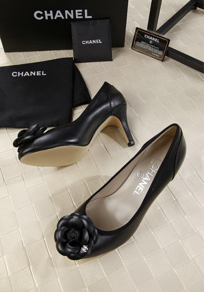 Chanel 80mm Leather Pump CH1817 Black