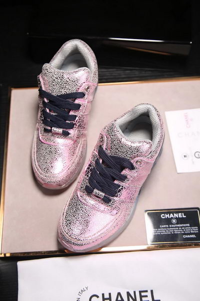 Chanel Casual Shoes Leather CH1796 Pink