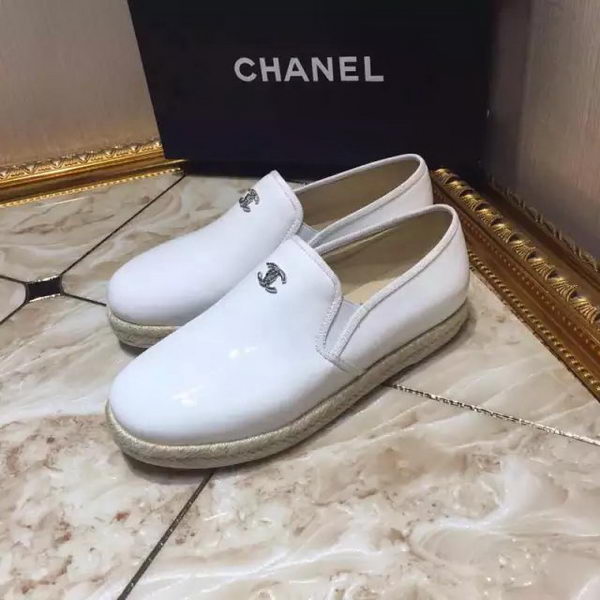 Chanel Casual Shoes Leather CH1811 White