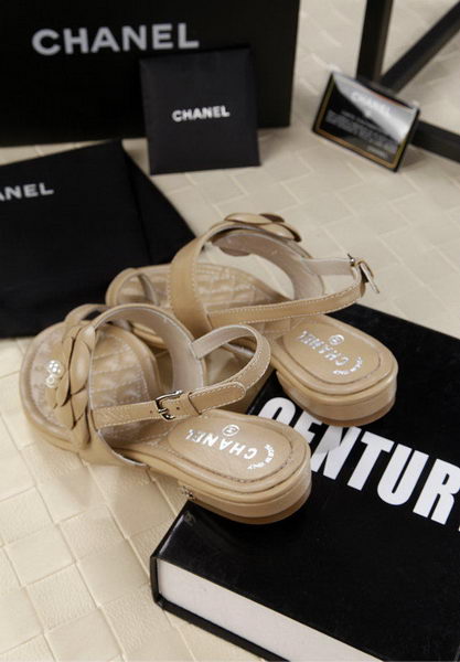 Chanel Leather Sandal CH1819 Apricot