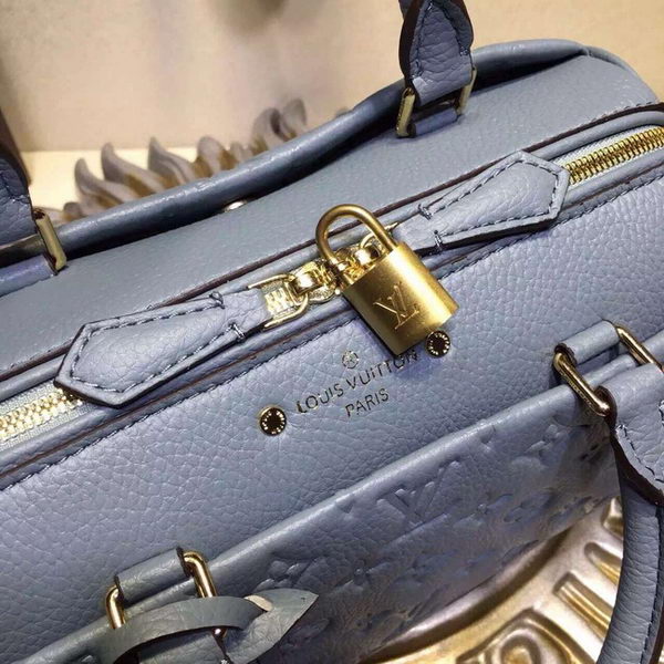 Louis Vuitton Monogram Empreinte SPEEDY BANDOULIÈRE 25 Bag M42403 Blue