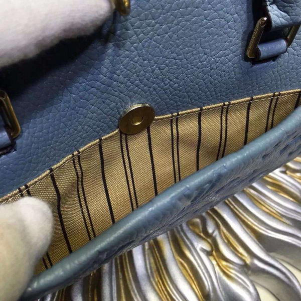 Louis Vuitton Monogram Empreinte SPEEDY BANDOULIÈRE 25 Bag M42403 Blue