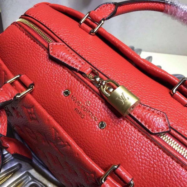 Louis Vuitton Monogram Empreinte SPEEDY BANDOULIÈRE 25 Bag M42403 Red