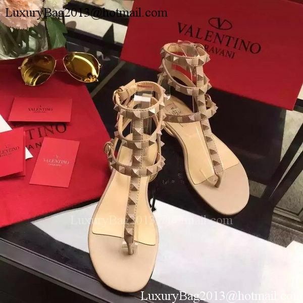 Valentino Leather Sandal VT843 Apricot