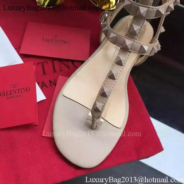 Valentino Leather Sandal VT843 Apricot