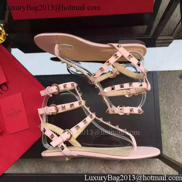 Valentino Leather Sandal VT843 Pink