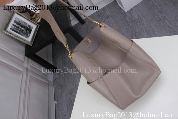 CELINE Sangle Seau Bag in Original Goat Leather C3360 Grey