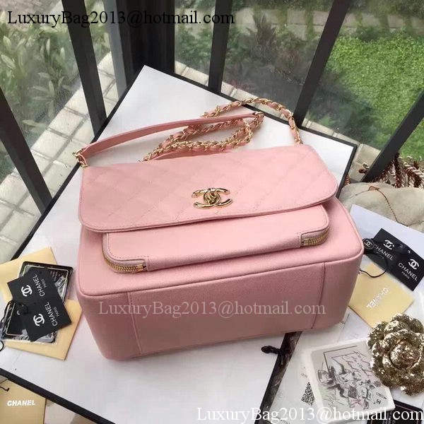 Chanel Classic Flap Bag Original Cannage Pattern A24604 Pink