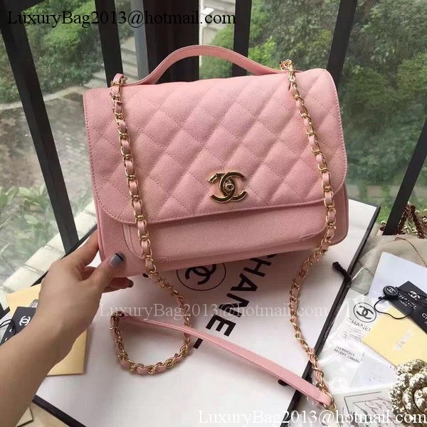 Chanel Classic Flap Bag Original Cannage Pattern A24604 Pink