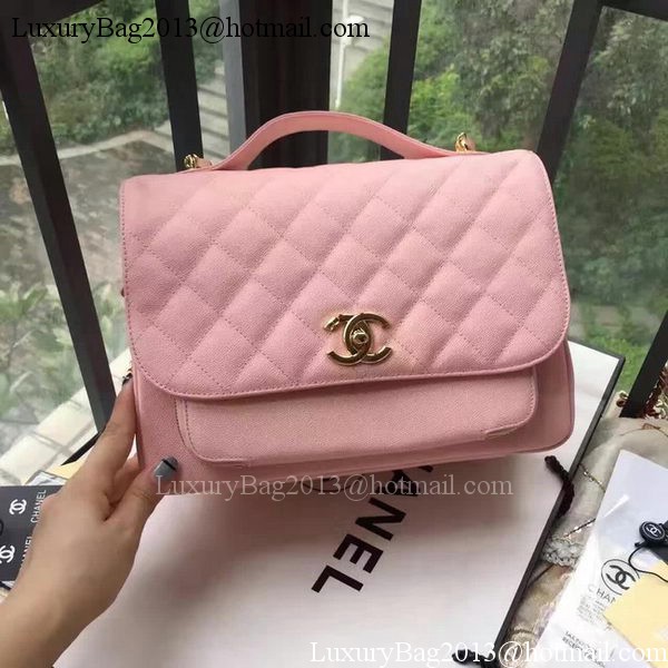 Chanel Classic Flap Bag Original Cannage Pattern A24604 Pink