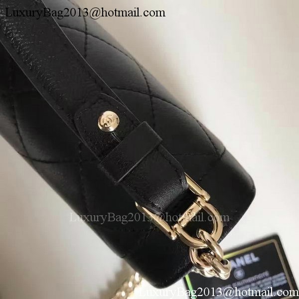 Chanel Flap Shoulder Bag Original Leather A24600 Black