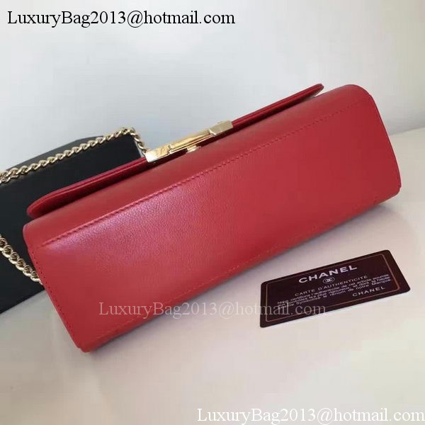 Chanel Flap Shoulder Bag Original Leather A24600 Red