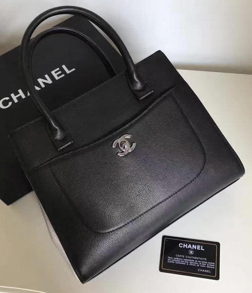 Chanel Tote Bag Original Sheepskin Leather A24601 Black