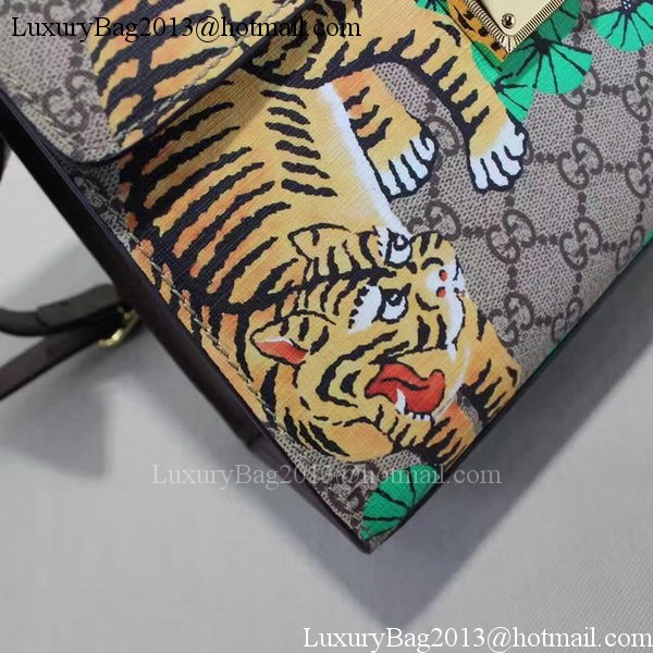 Gucci Padlock Gucci Bengal Top Handle Bag 453188 Green