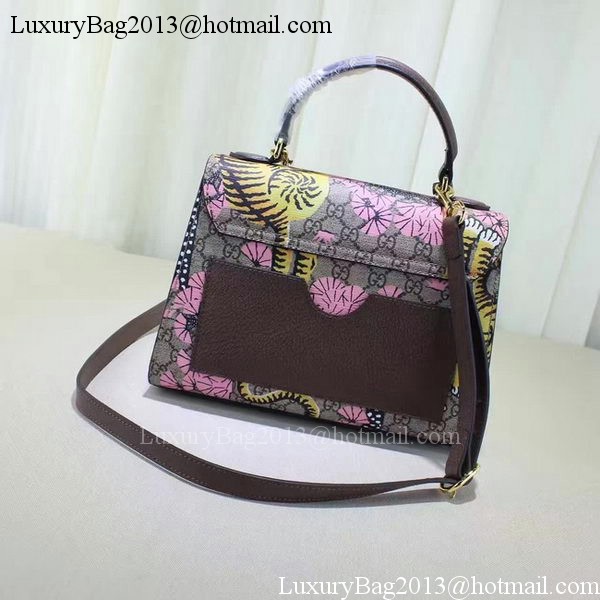 Gucci Padlock Gucci Bengal Top Handle Bag 453188 Pink