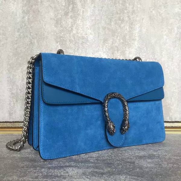 Gucci Dionysus Suede Leather Mini Shoulder Bag 400249 Blue