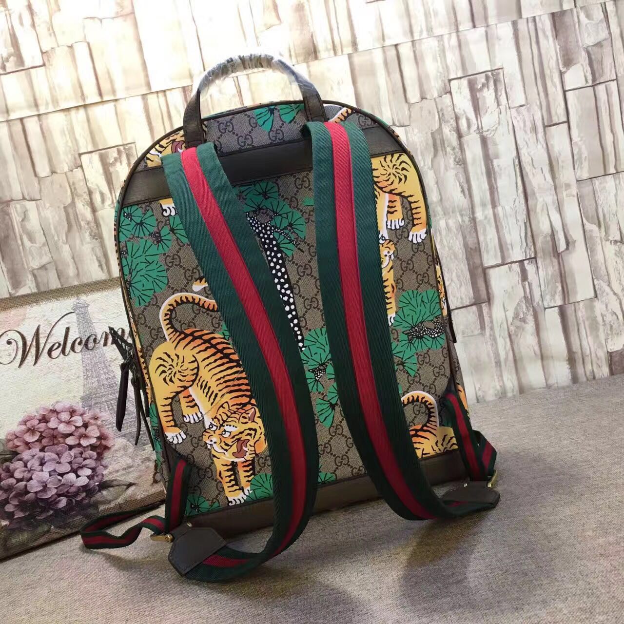 Gucci GG Canvas Backpack 427041