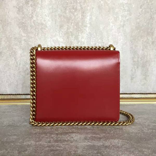 Gucci GG Original Marmont Leather Shoulder Bag 431384A Red