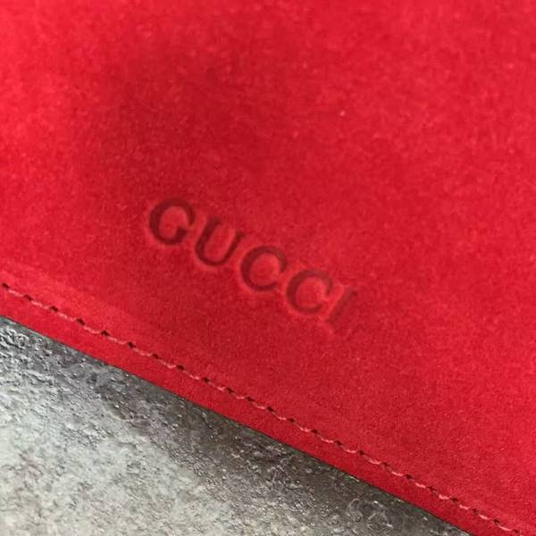 Gucci Dionysus Suede Leather Clutches 415155 Red