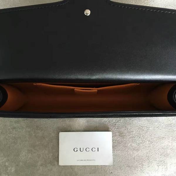 Gucci Dionysus Suede Leather Clutches 415160 Black